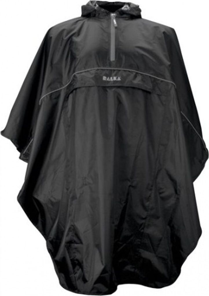 Regen Poncho Senior One Size Black Produktbild 