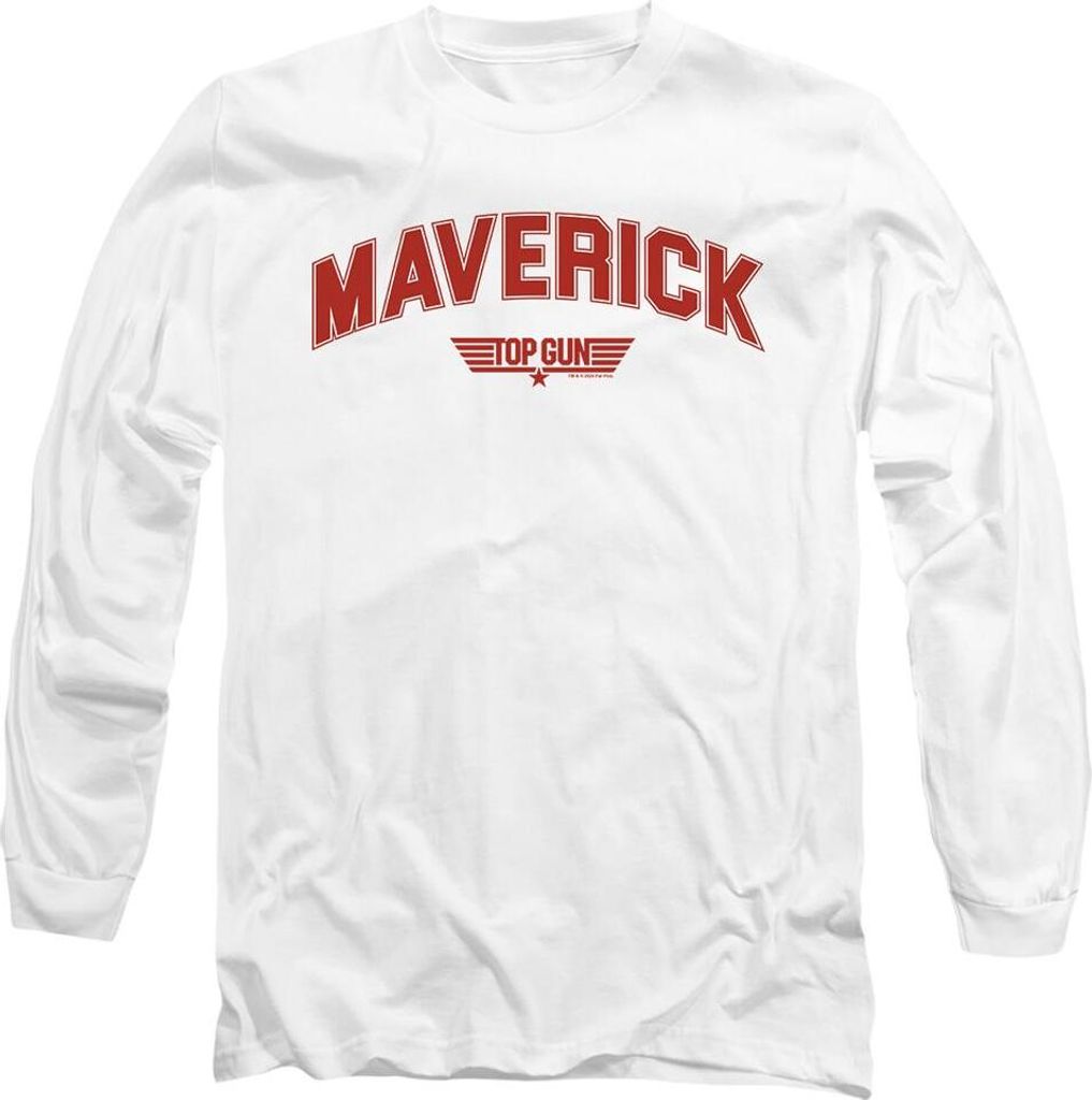 Top Gun - "Maverick" T-Shirt für Herren/Damen Uni TV10846 (XXL) (Weiß)