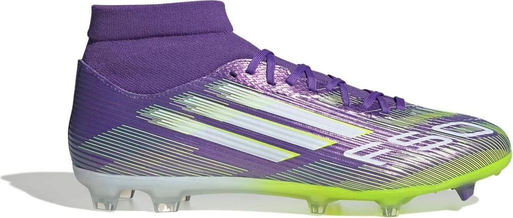 Adidas F50 League Mid Fg/Mg Purrus/Ftwwht/Luclem Purrus/Ftwwht/Luclem 41 1/3