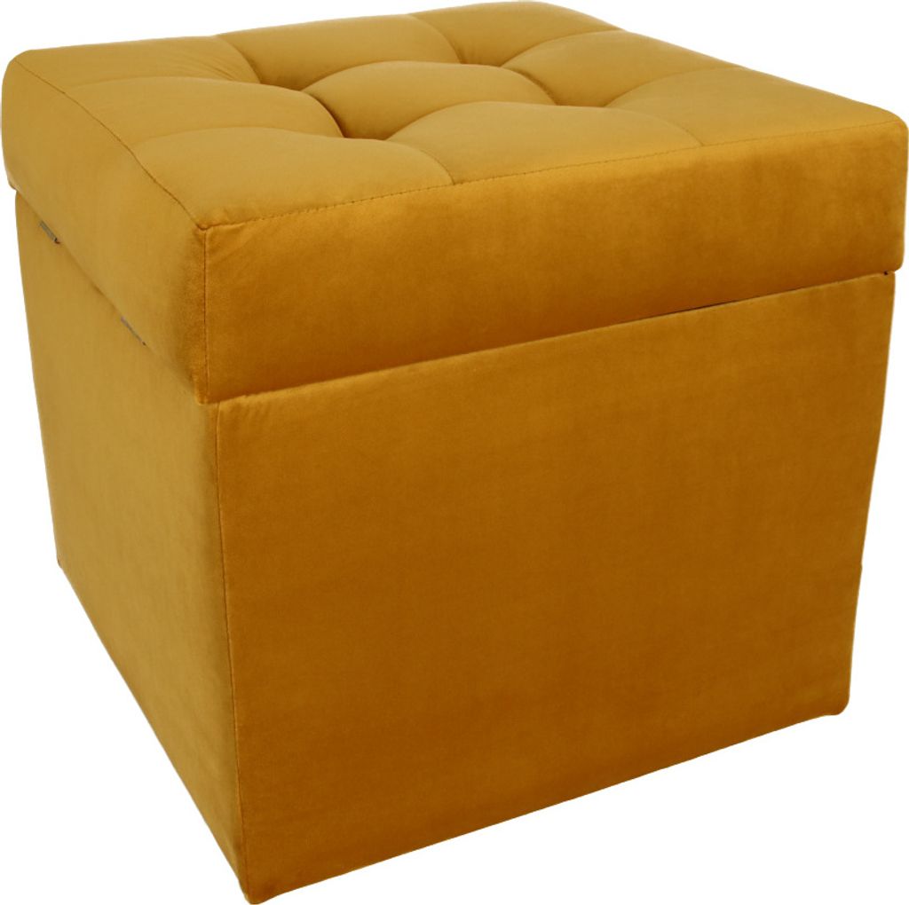 mg designová čalouněná stolička, 45x45 cm, barva zlatá - Obrázek produktu 