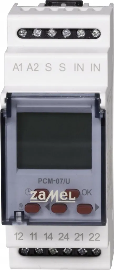 Relais multifonction PCM-07/U EXTA Zamel avec alimentation 24-240V