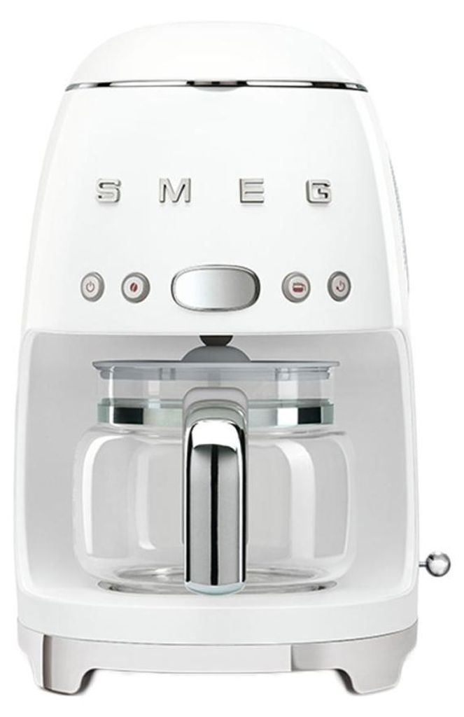 Smeg DCF02WHEU, Kávovar, 1,4 L, Mletá káva, 1050 W, Biela Obrázok produktu 