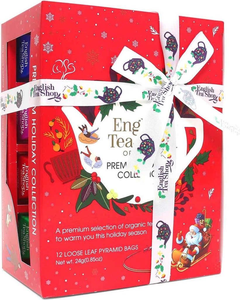 ETS - Tee Geschenk mit Schleife "Winter Kollektion, rot", Produktbild 
