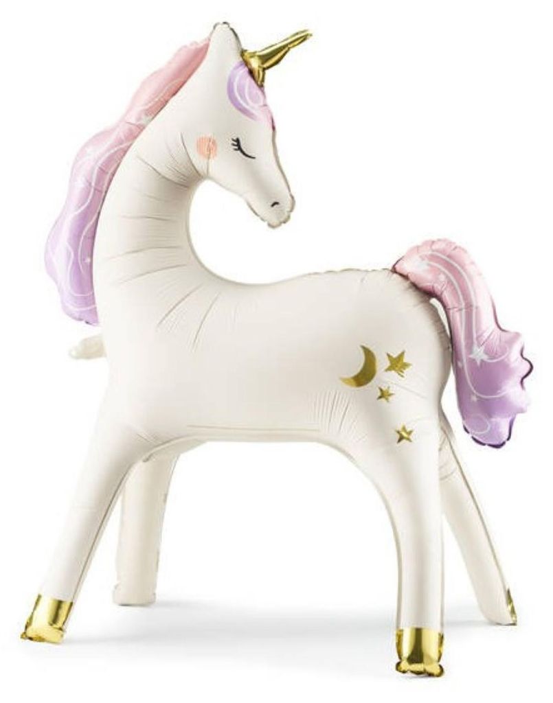 Pallone in foil in piedi, cavallo, unicorno, 95x86 cm Immagine del prodotto 