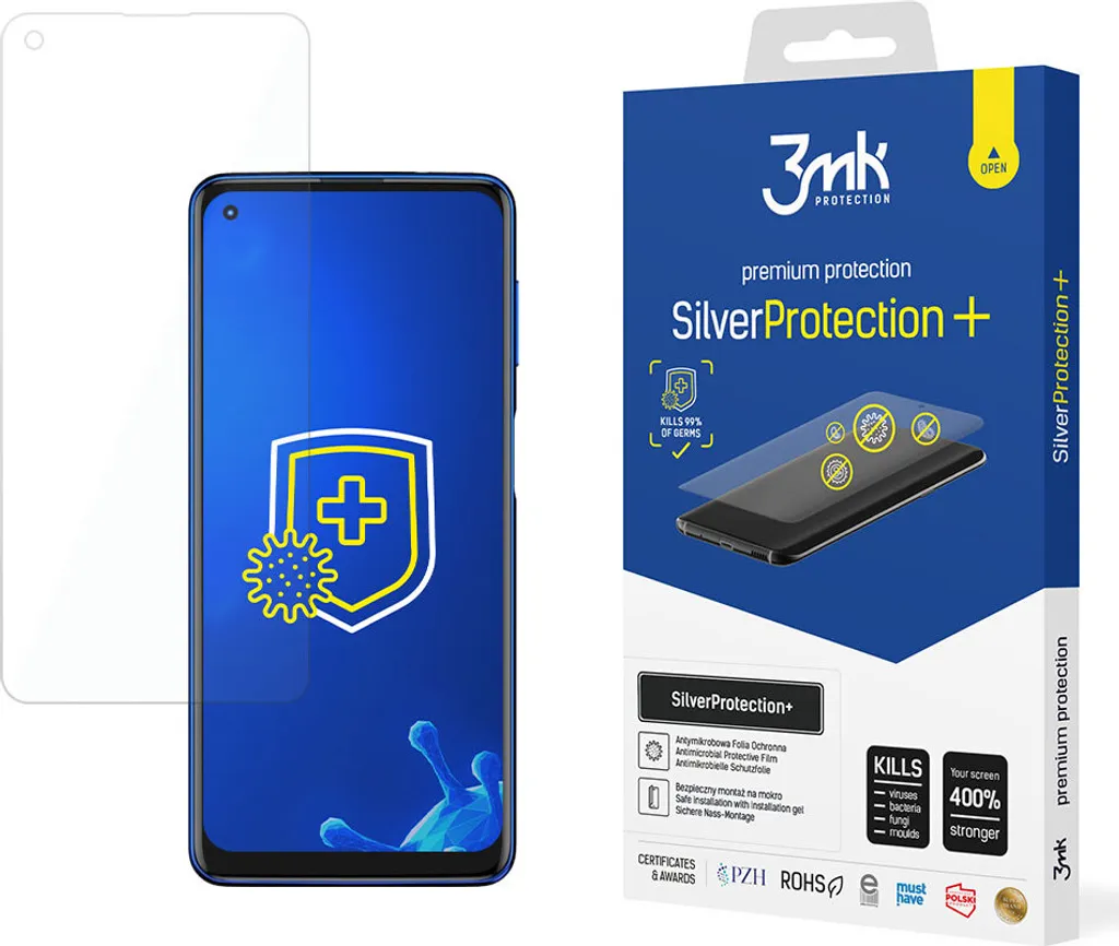 3mk SilverProtection+ per Moto G Power 2021 | Pellicola Anti-Urto 400%