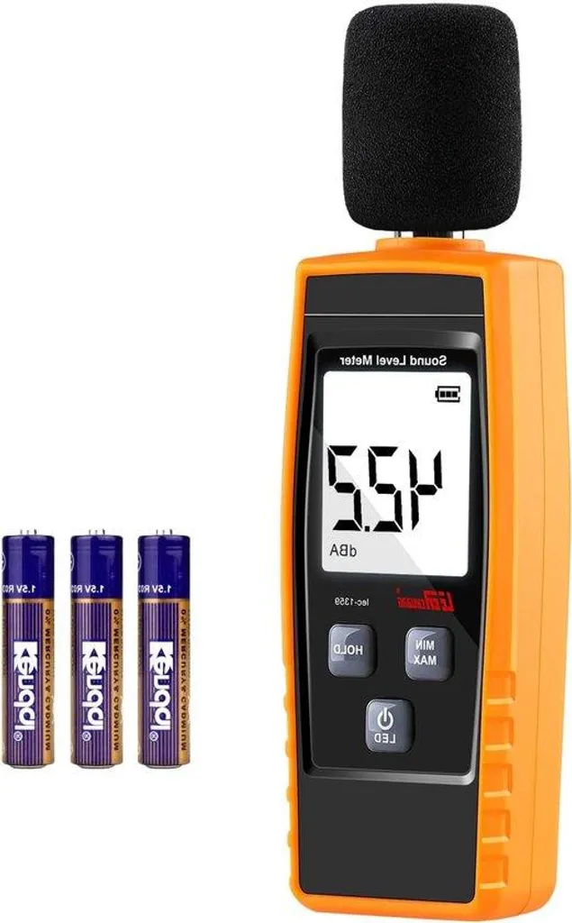 Sonomètre 30-130 dB jaune pour stopper les nuisances sonores excessives