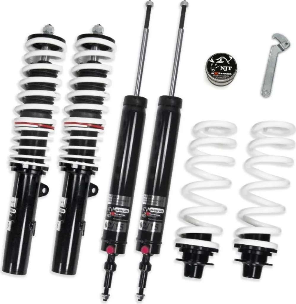 Kit combinés filetés réglables BMW E90 E91 E87 amortisseurs JOM NJT eXtrem