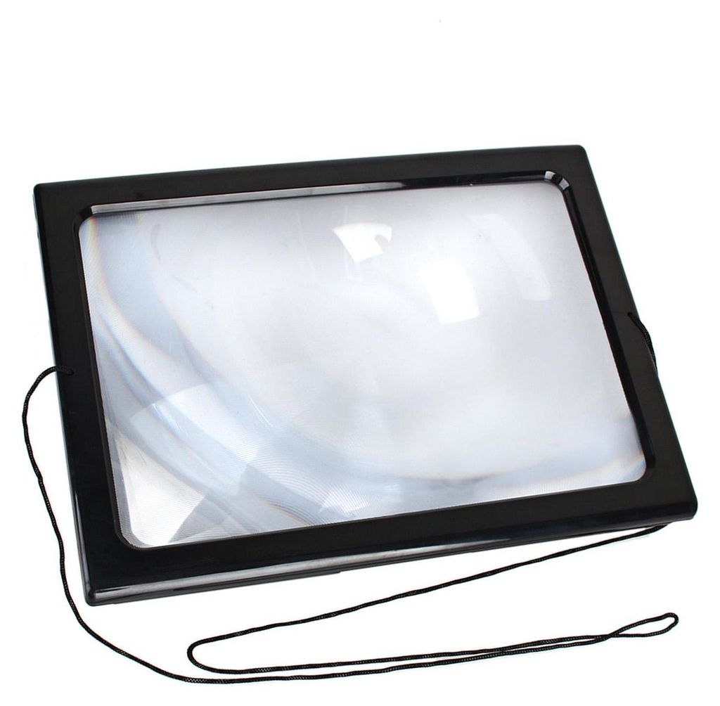 Grande loupe latérale A4, mains libres, grossissement 3x Image du produit 