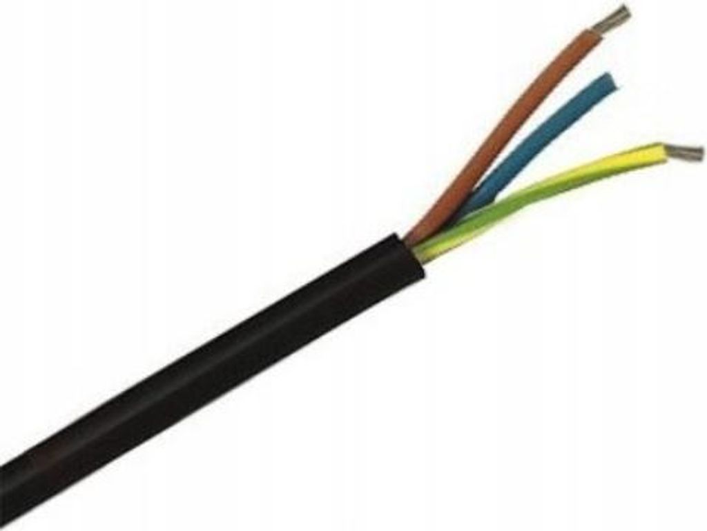 Kabel 3x1,5 mm² H07RN-F Gummikabel 450/750V schwarz Produktbild 