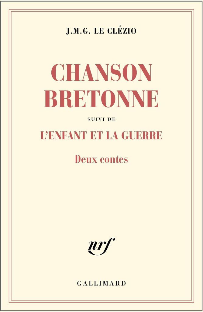 Chanson bretonne suivi de l'enfant et la guerre