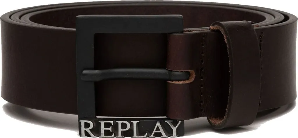 Replay Cintura in Pelle Vintage Marrone Scuro W90 - Compagna di Viaggio