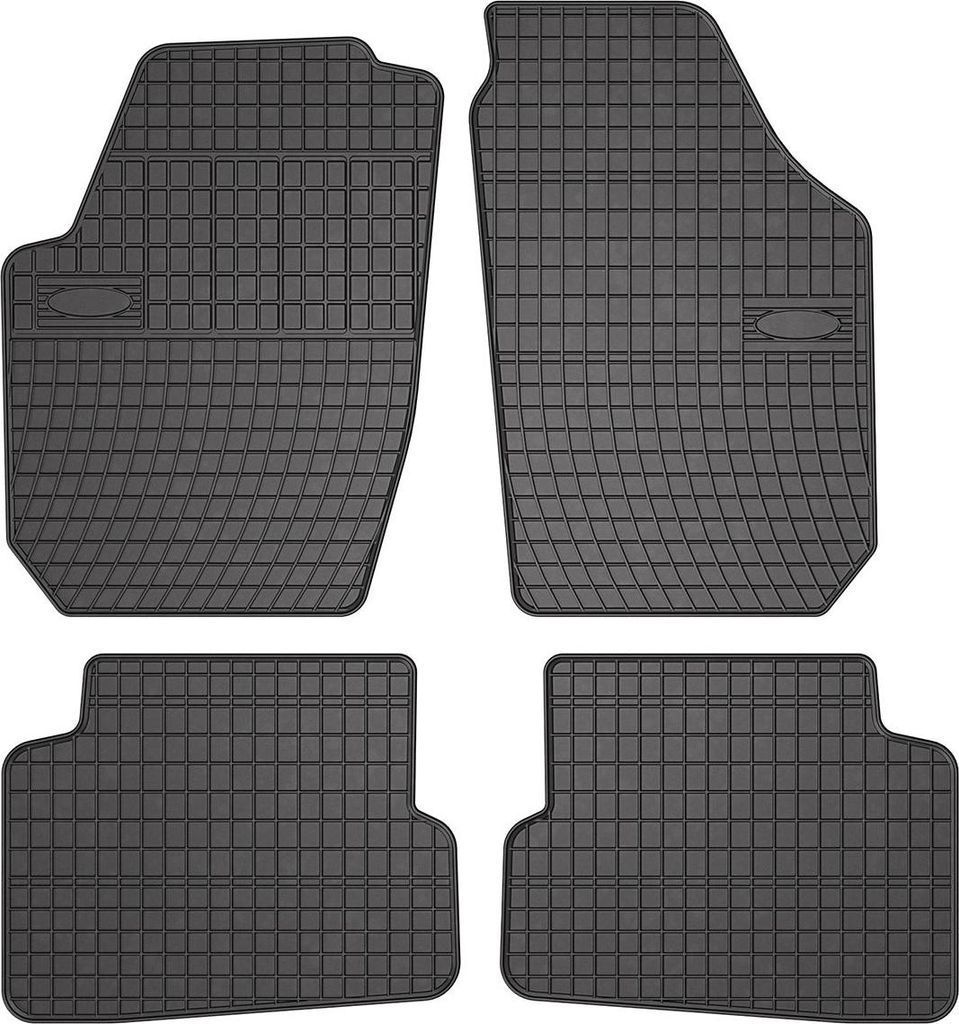 2006-2014 Skoda Fabia tappetini in gomma nero 4 pz Immagine del prodotto 