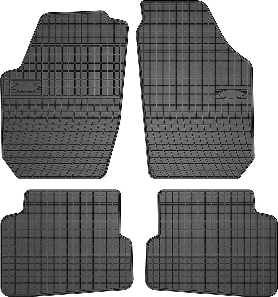 2006-2014 Skoda Fabia tappetini in gomma nero 4 pz