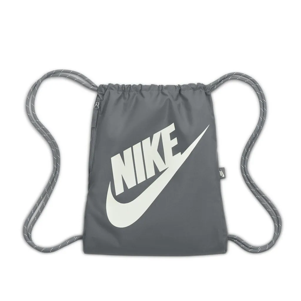 Nike Heritage Gymsack Grigio 084 - Zaino a Sacco 13L Leggero