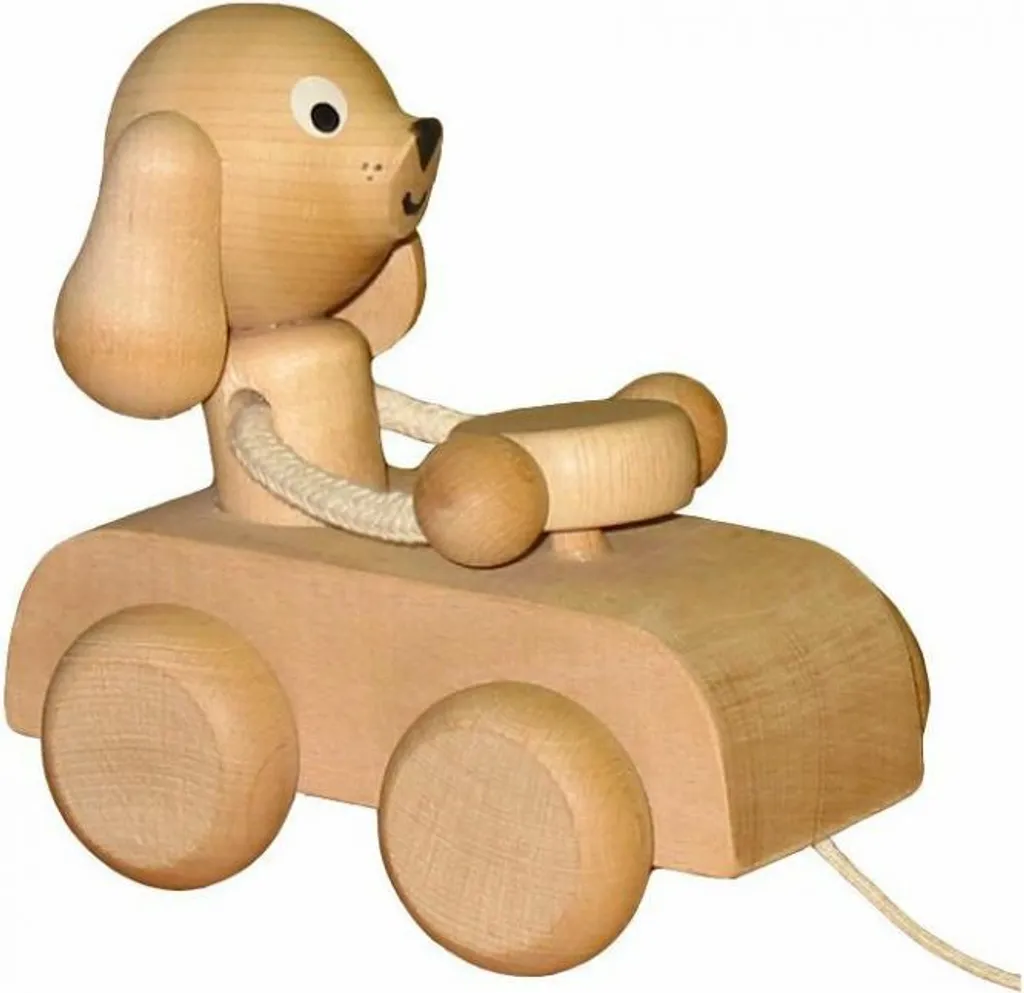 Jouet d'éveil Chien en bois Miva : Accompagner les premiers pas de bébé