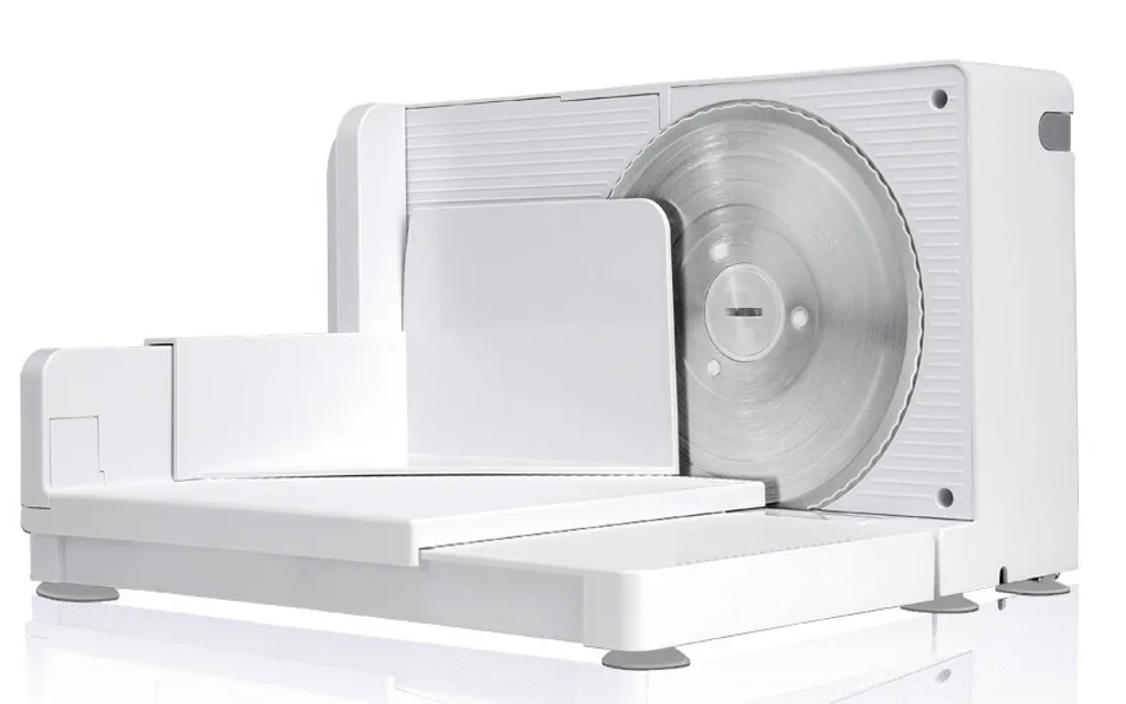 RGV Smarty 170 Blanc Trancheur Électrique 120W Lame 17cm pour Cuisine