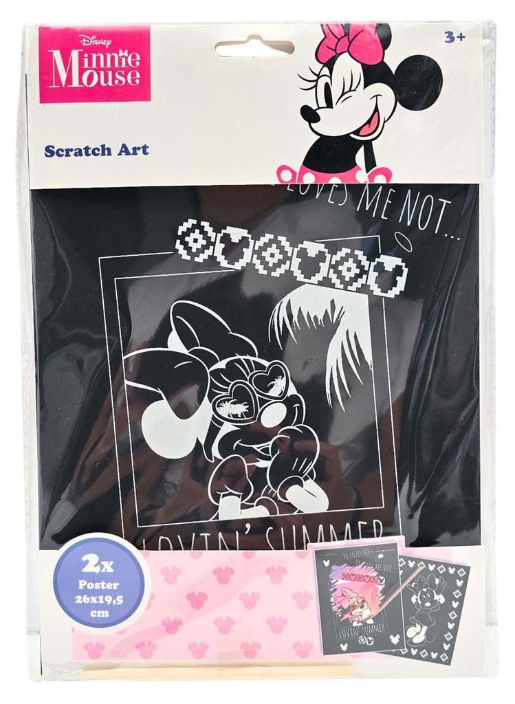 Canenco Minnie Mouse Kratzkunst