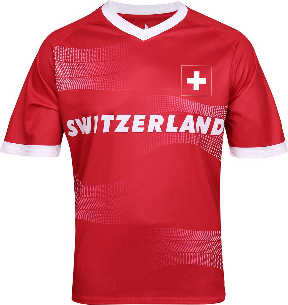 Antonio Schweiz Herren Fußballtrikot Gr. M : Gr. M Farbe vom Hersteller: Gr. M
