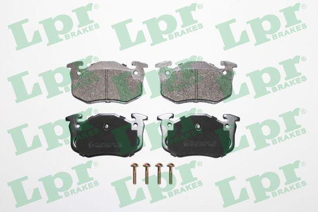 LPR 05P801 Bremsbelagsatz, Scheibenbremse OE 7701204036 kompatibel mit Megane, Clio