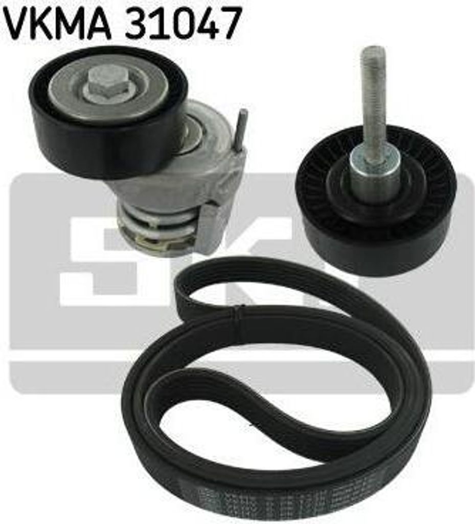 SKF Keilrippenriemensatz für Audi Seat Skoda VW Golf Passat Jetta Touran