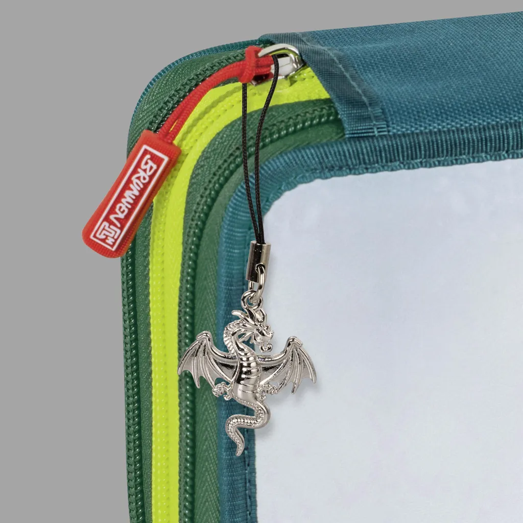 Trousse à crayons Drago bleue résistante avec fermeture zippée - 3