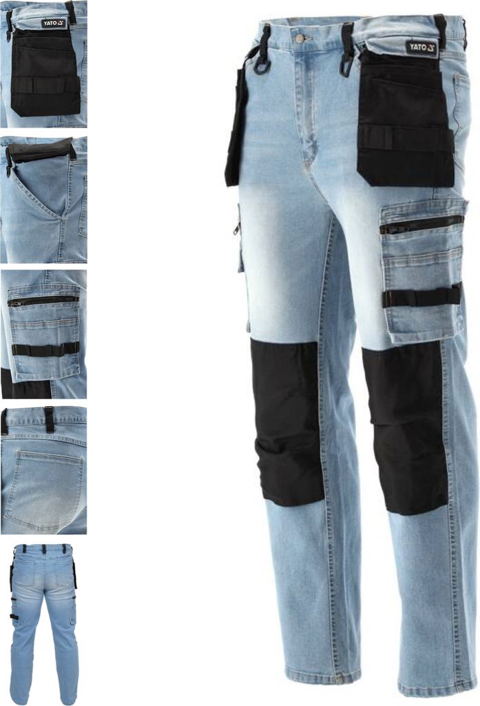 Yato Denim Arbeitshose Assembler Größe L
