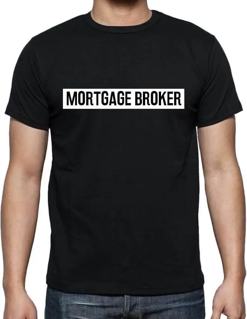 Herren Grafik T-Shirt Beruf des Hypothekenmaklers – Mortgage Broker Occupation – Öko-Verantwortlich Vintage Jahrgang Kurzarm Lustige Druck Geb...