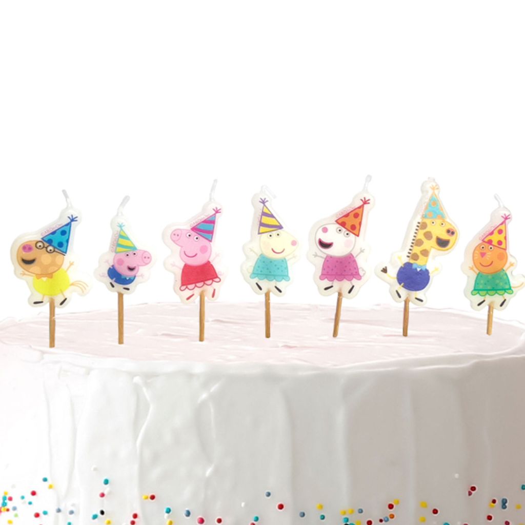 11 Mini Geburtstags Kerzen Peppa Wutz