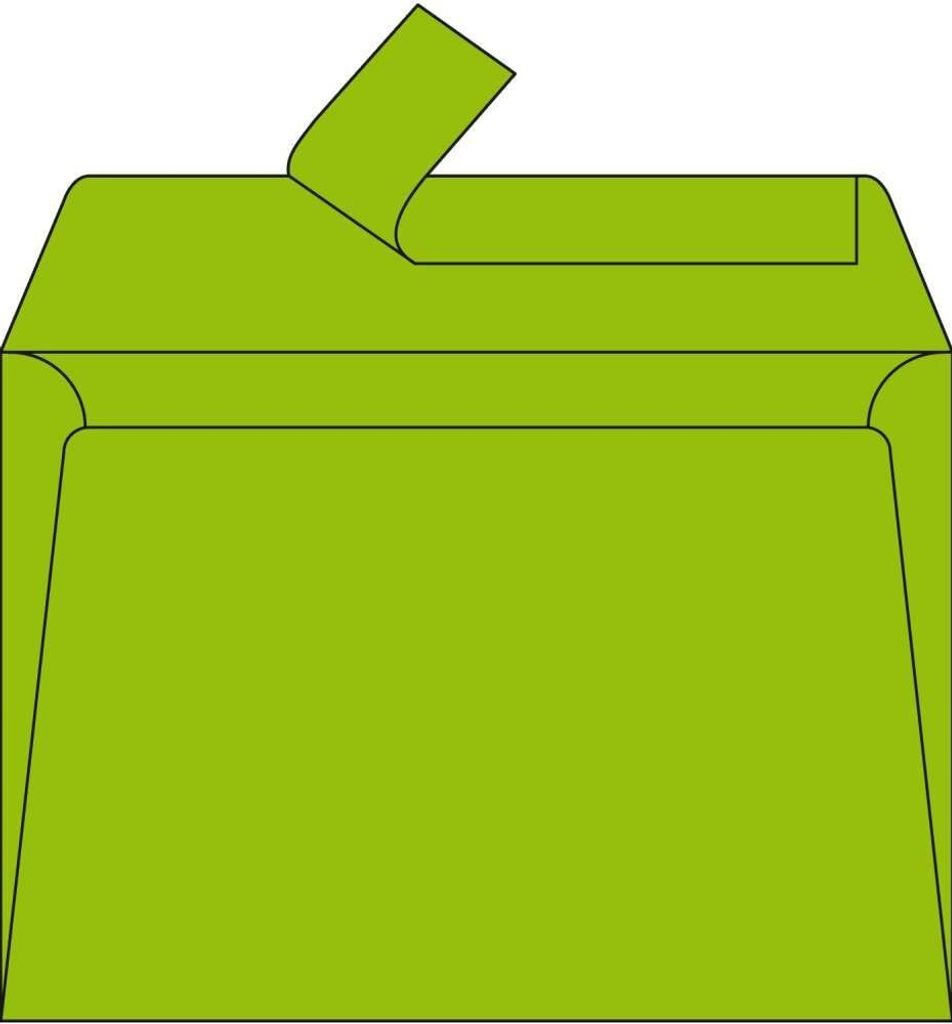 Clairefontaine Pollen Umschläge C5 Minze 120g/m² 20 Stück Produktbild 