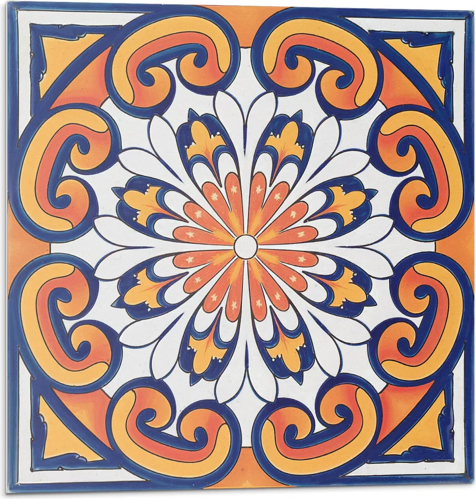 Decorazione Murale Adesiva 3D Floreale - Vinile 50x50 cm per Casa
