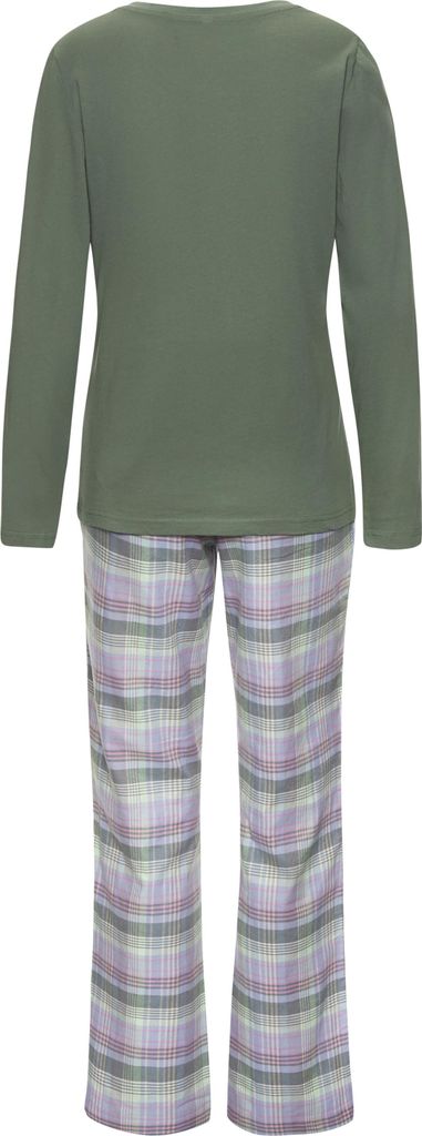 Vivance Dreams Pyjama 2 -teilig lila-kariert Größe 40