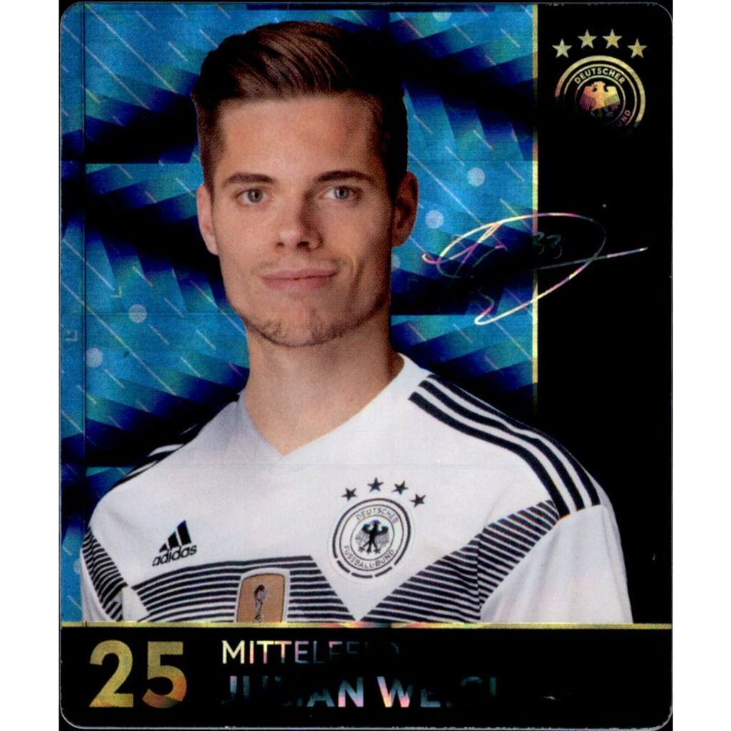 25 - Julian Weigl GLITZER - REWE WM18 Sammelkarte