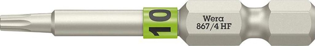 Wera 867/4 TORX HF Bit mit Haltefunktion, TX 10 x 50 mm