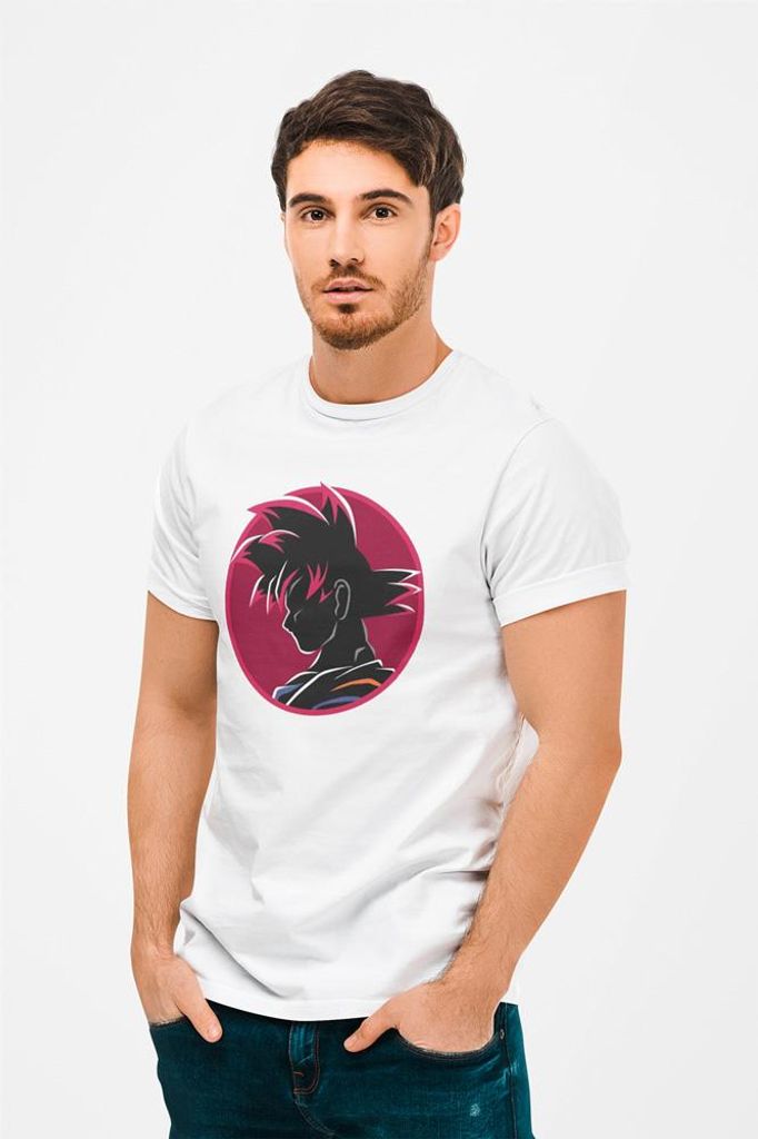 D&B Uni Polo AN00004_Dragon Ball_Weiß-Größe M