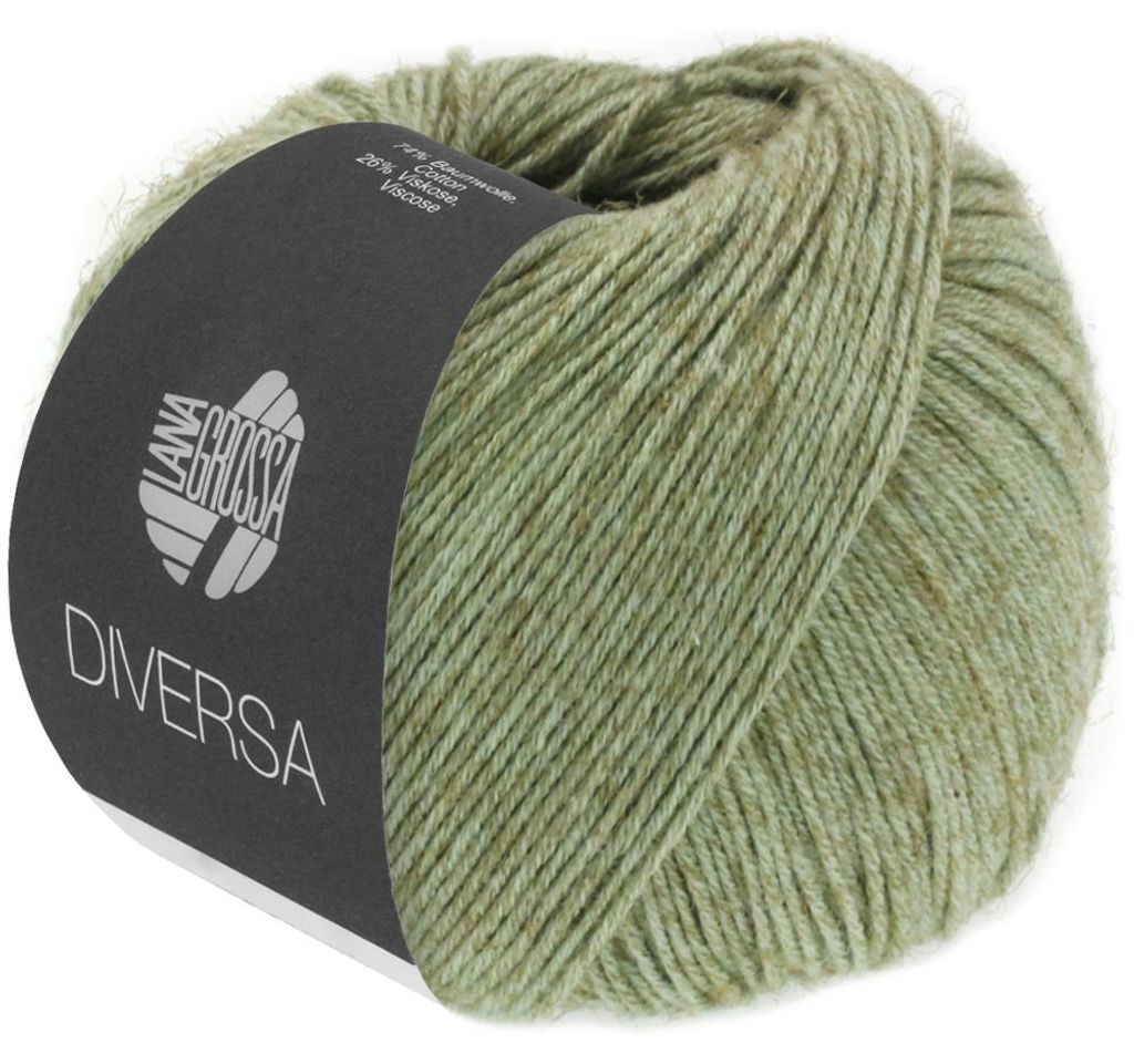 Lana Grossa - Diversa 0010 graugrün Produktbild 