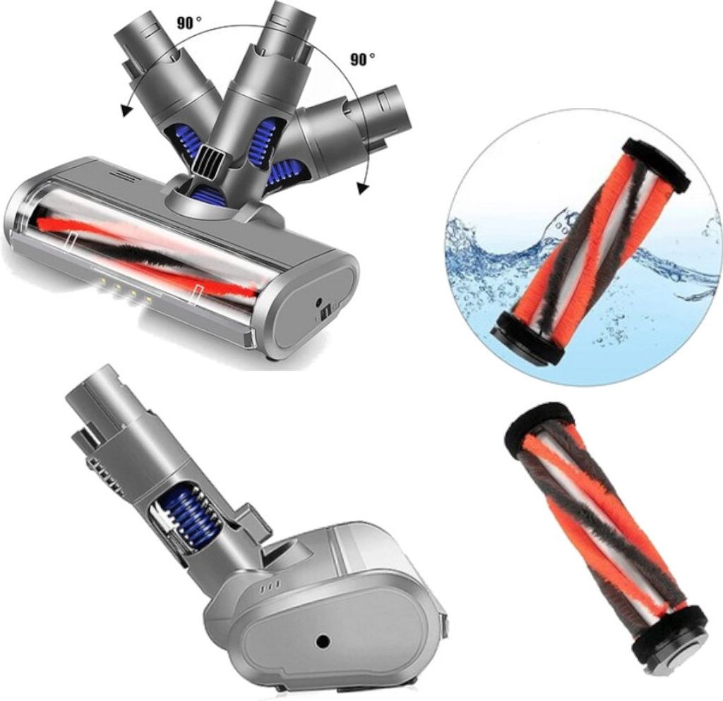 Trade-Shop LED Elektro Turbobürste / Wischaufsatz /  Produktbild 5