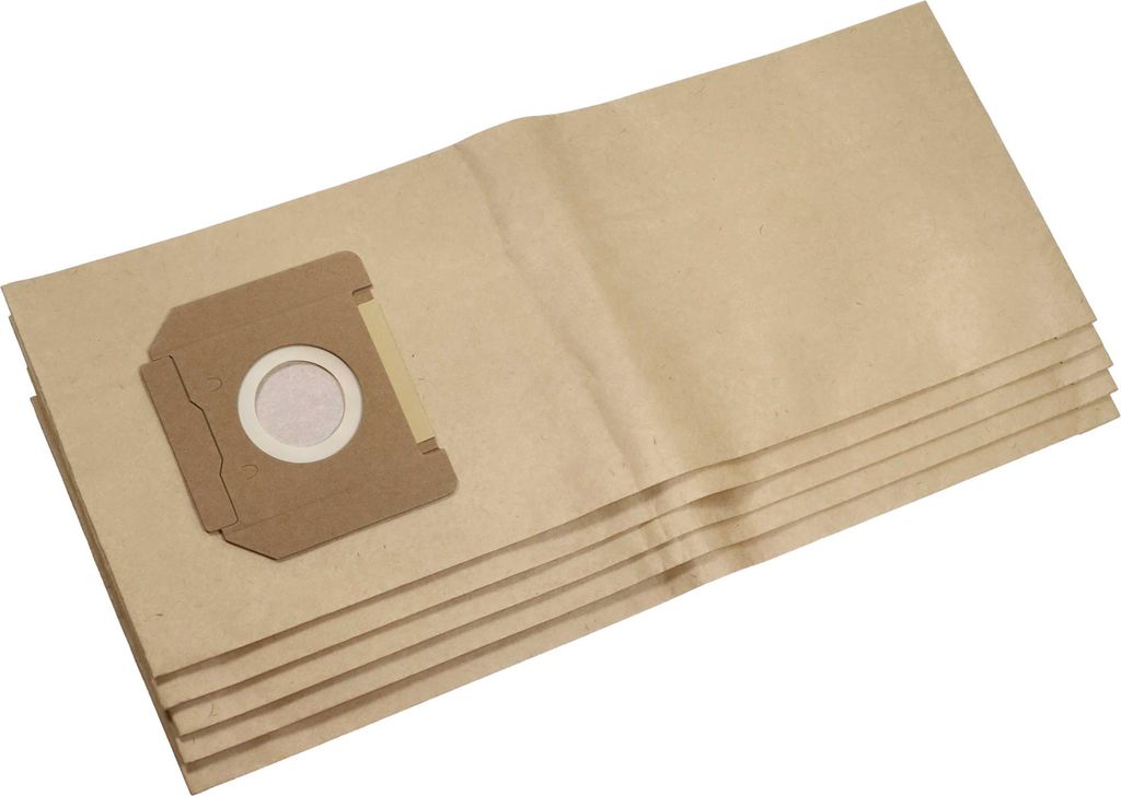 vhbw 5x Staubbeutel kompatibel mit Kärcher NT 362 Eco, NT 361 Eco-TE-MF, NT 361 Eco TEA, NT 361 Eco Te Staubsauger - 29cm x 21cm braun