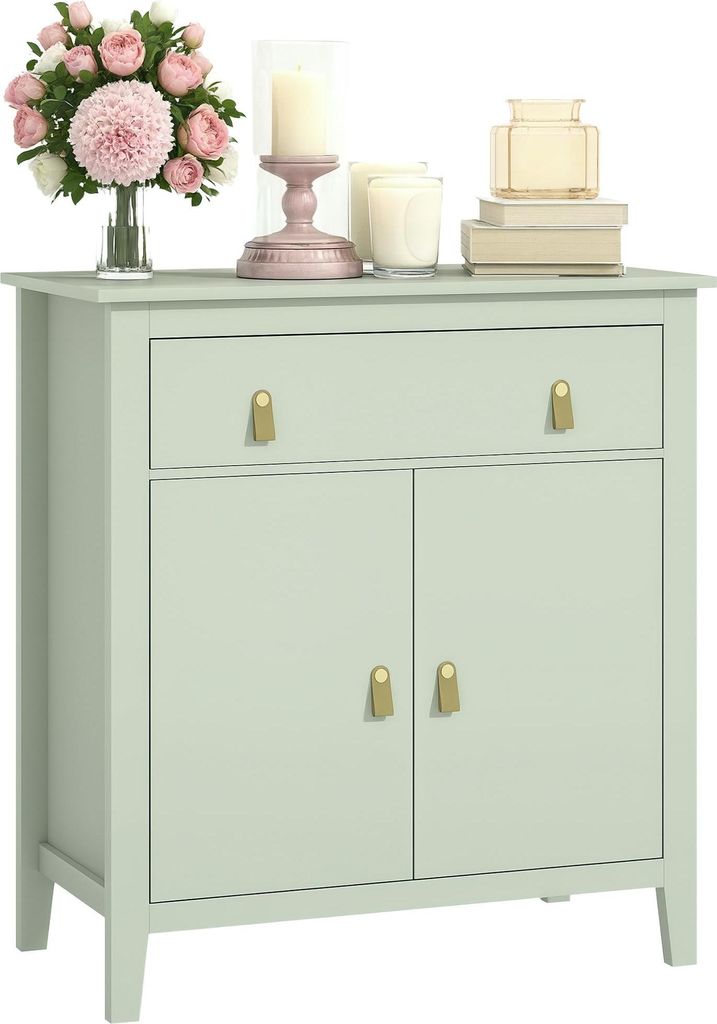 HOMCOM Buffet salon, meuble de rangement avec tiroir, Image du produit 