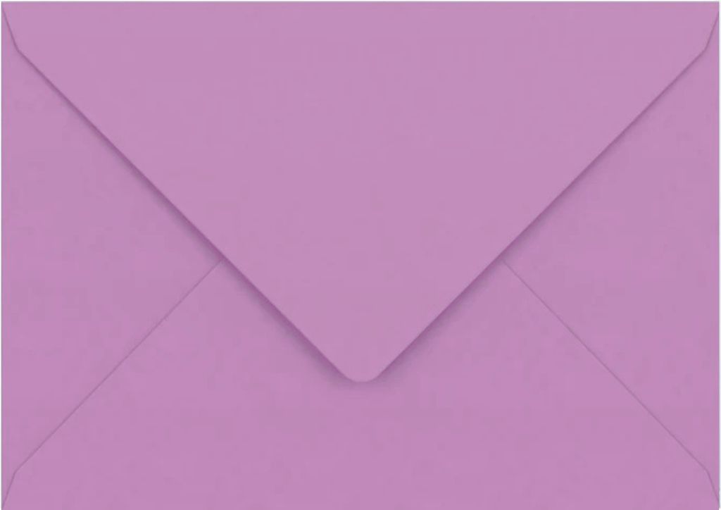 Lila Heidekraut 120g/m2 B6 Briefumschläge 10 Stück Shan