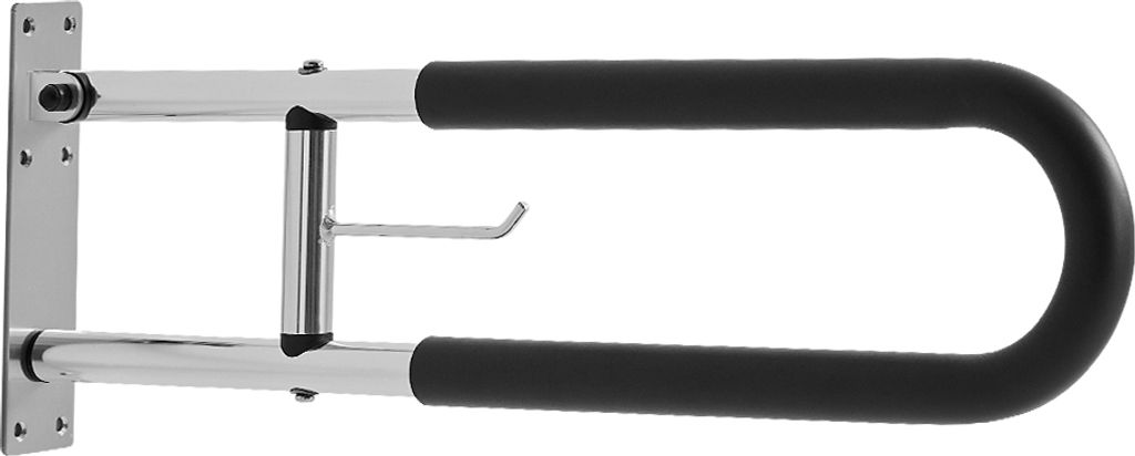 VEVOR Stand-WC, 76,5 cm Wandstützgriff, Barrierefreier Haltegriff für Senioren, Rutschfester Griff, Belastbarkeit 136 kg, Sicherheitshaltegriff m...