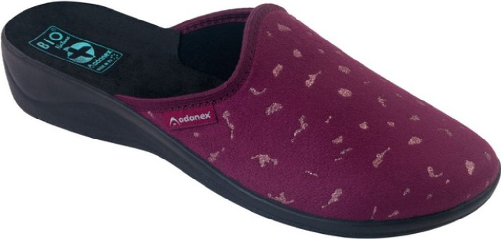 Damenhausschuhe ADANEX Silvia 29210 burgund