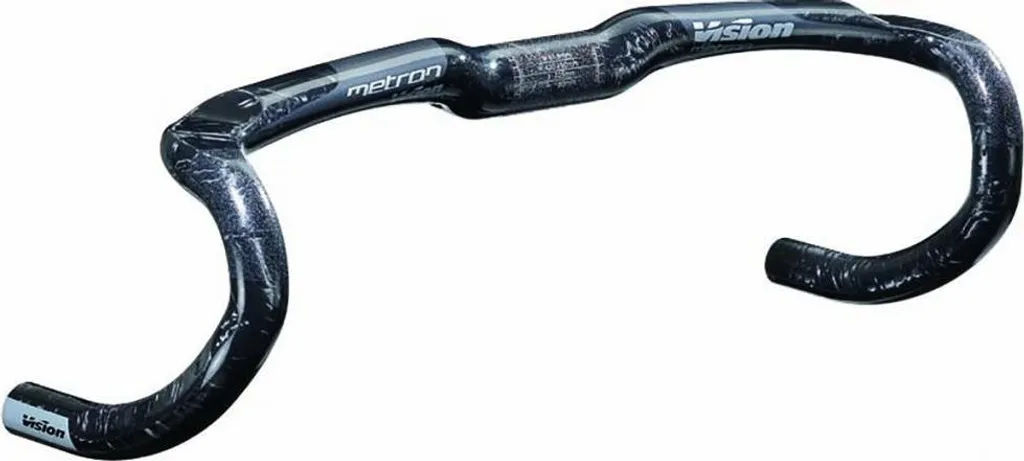 Guidon Vision Metron 4D Compact 31,8 x 440 mm Noir et Gris en Carbone