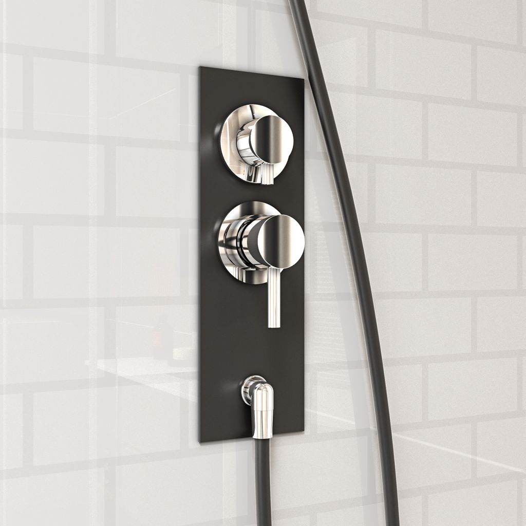 Dusche Komplett MARWELL Duschkabine Fertigdusche White Produktbild 3