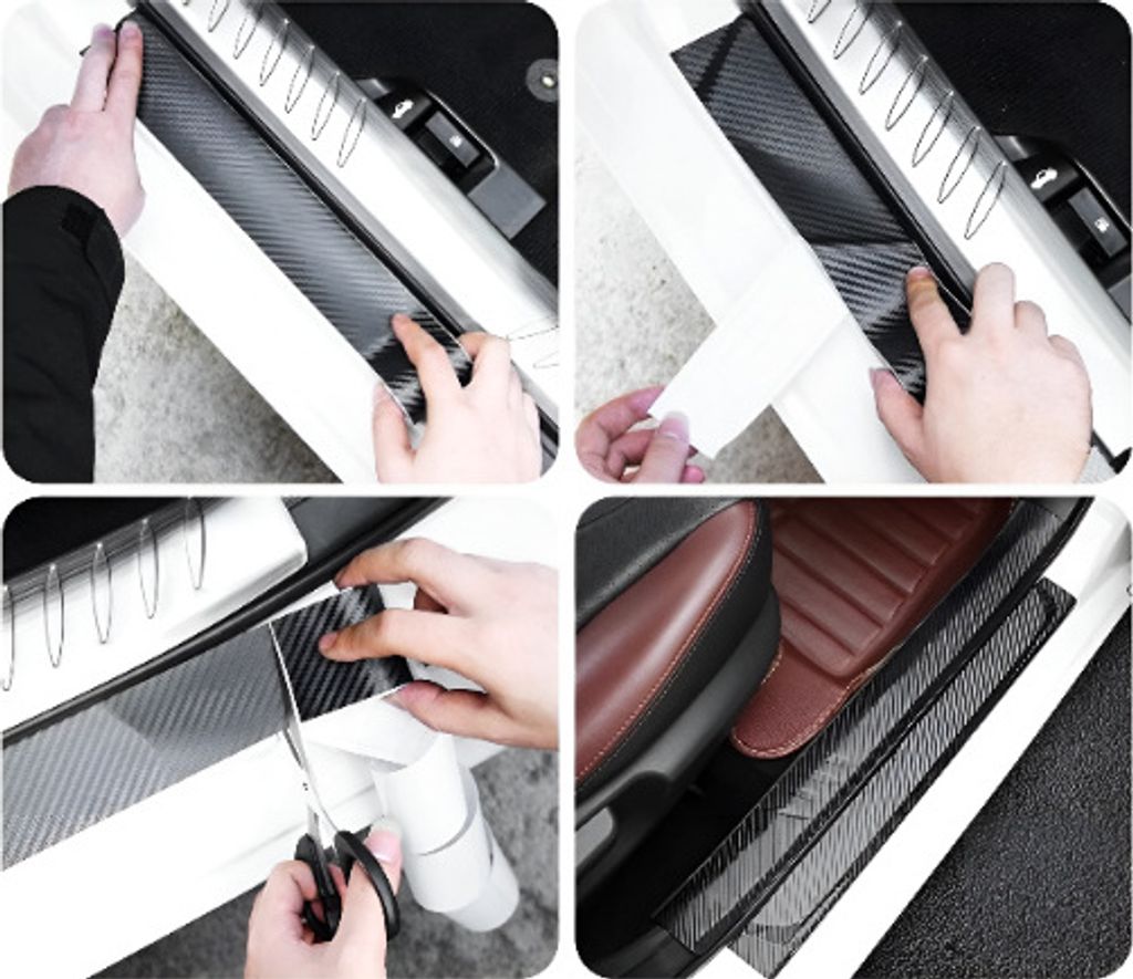 Auto Carbon Folie, Autofolie 10cm x 3m, Lackschutzfolie Produktbild 6