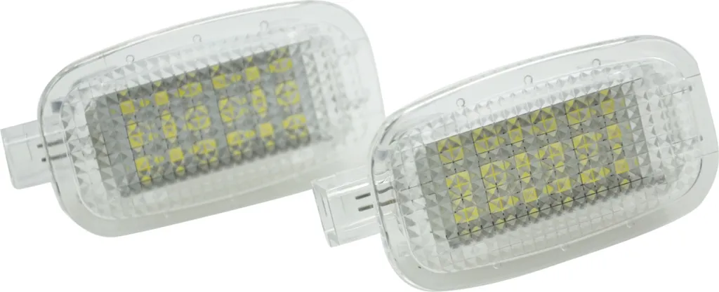 2 Luci LED Interni Auto Vano Portaoggetti Premium CanBus Bianco
