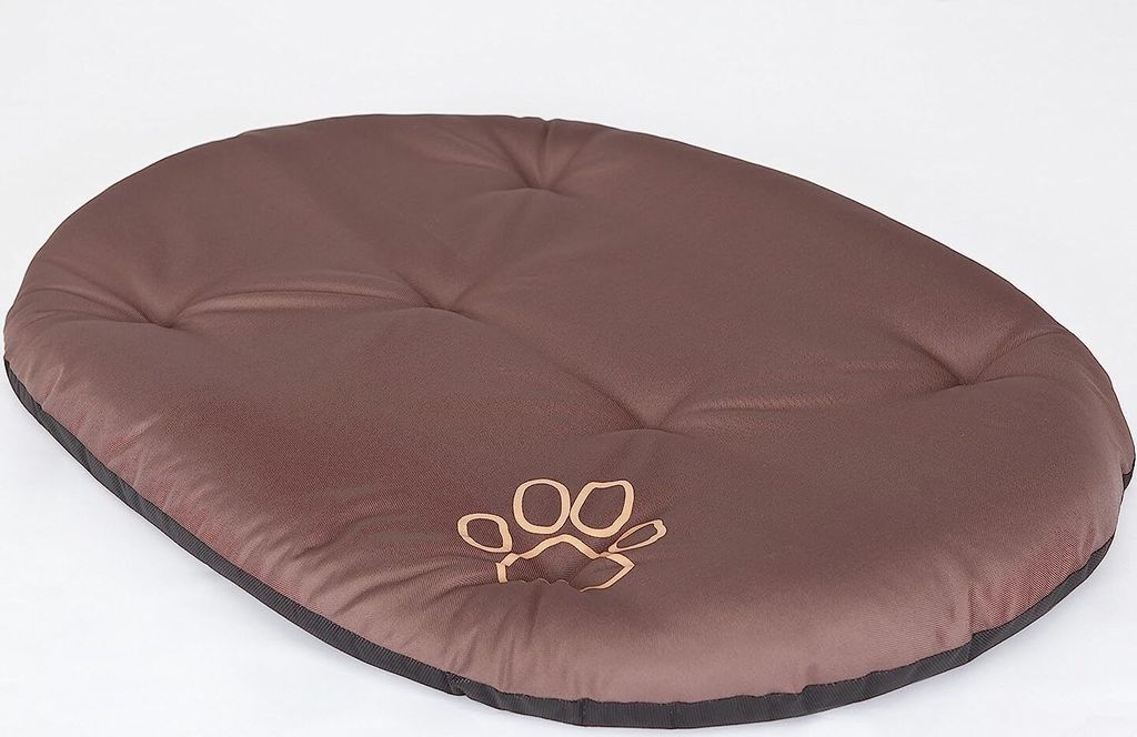 Hundekissen Hundekorb Kissen Hundepolster Hundehütte Polsterbetten große Hunde R8 - 83 x 60 cm Hell Braun