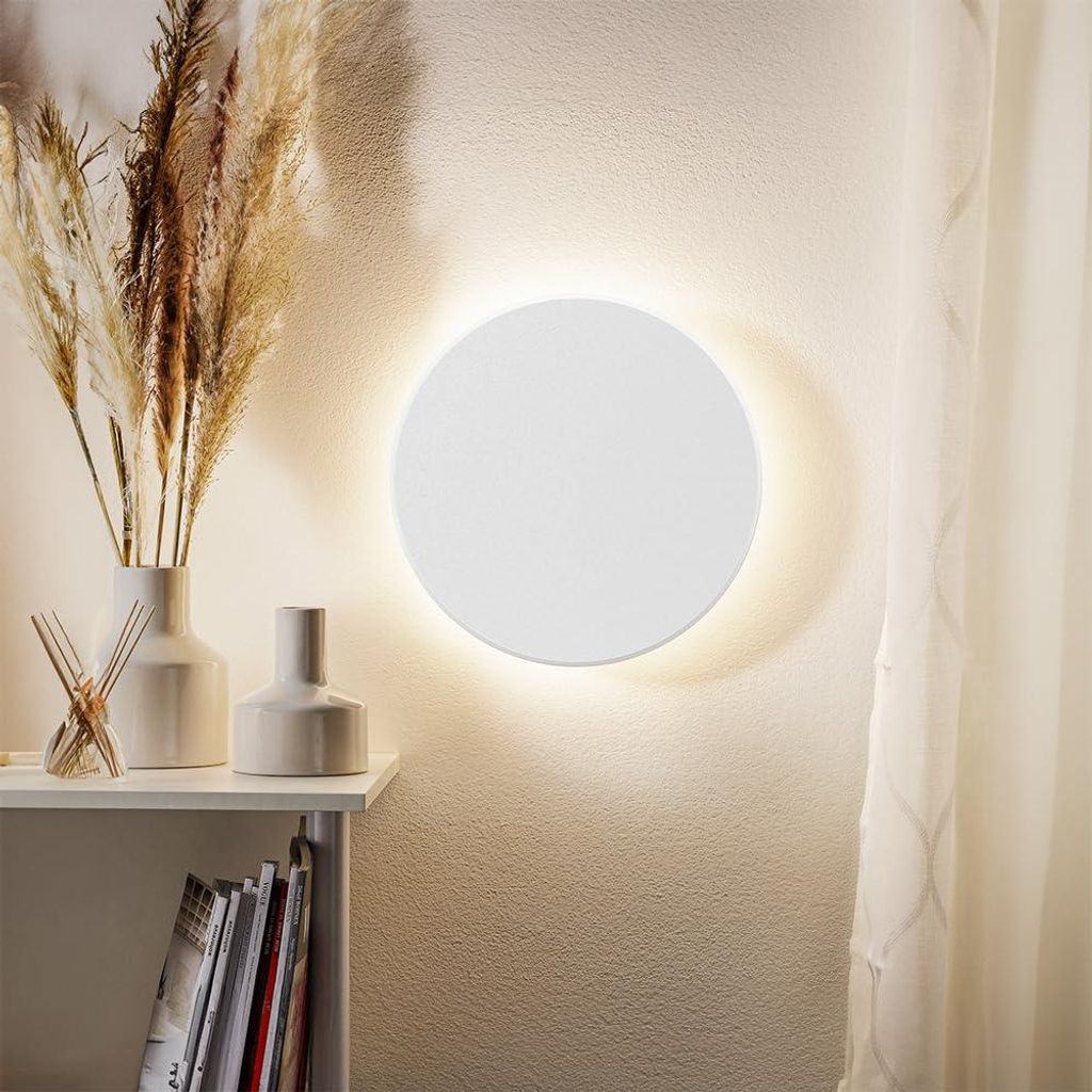 Braytron LED 12W Wandleuchte Designer Wandlicht Rund Weiß Produktbild 