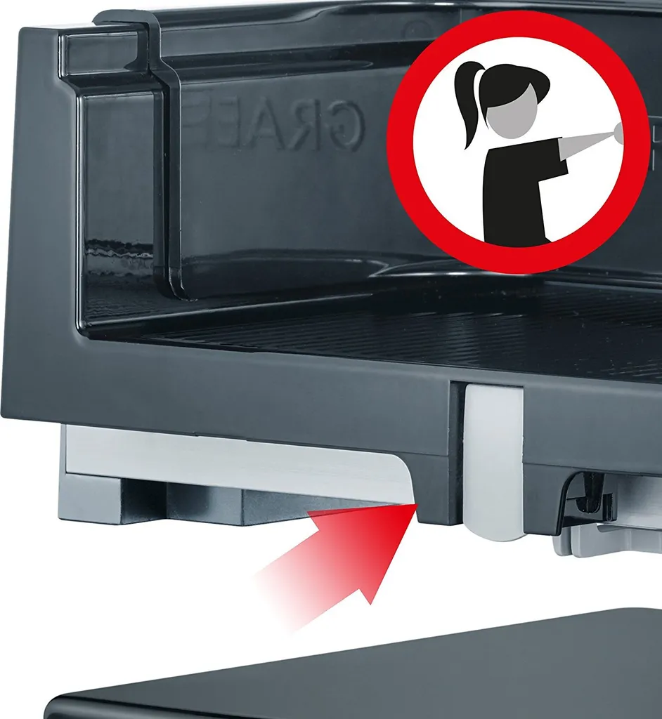 Graef SKS 110 Trancheuse Universelle Grise avec Accessoire Mini-Slice