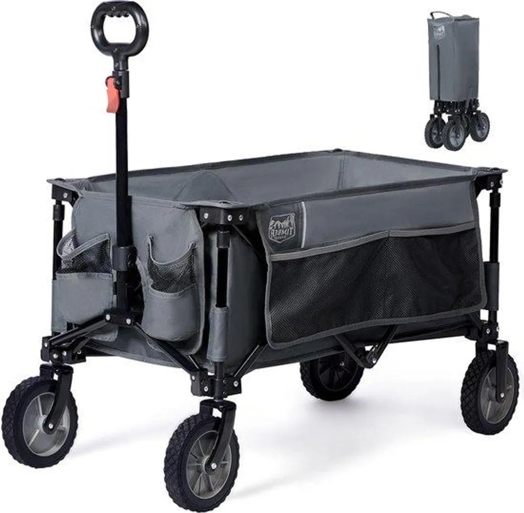 Chariot pliable gris : la solution pour transporter vos objets lourds