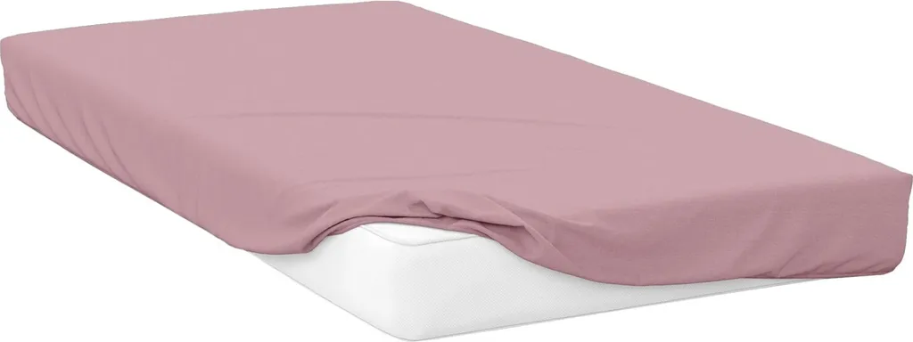 Drap-housse Rose Clair en Percale pour Matelas Épais Format Superking